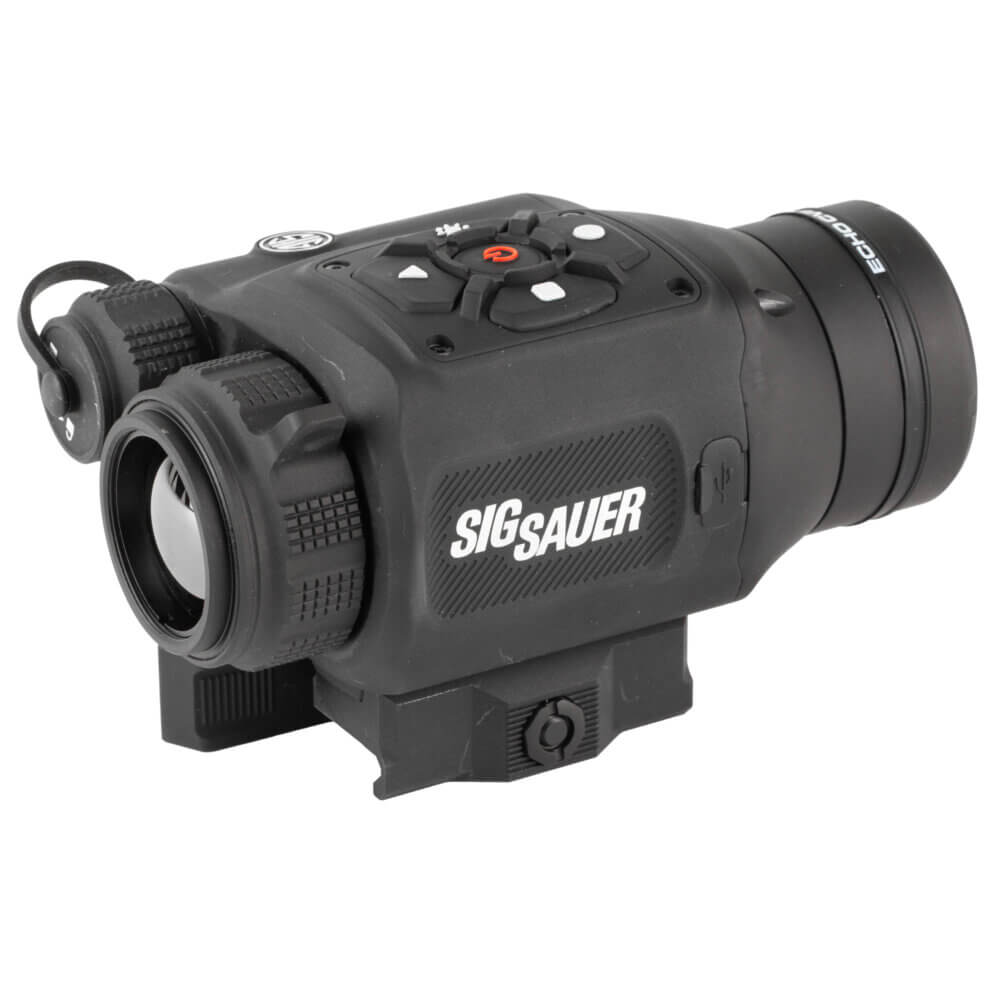 Sig Sauer, ECHO Thermal, CV25, Thermal Clip-On Sight, 1-8X25mm, 640X512 Core Resolution, Black (SOEC22100)