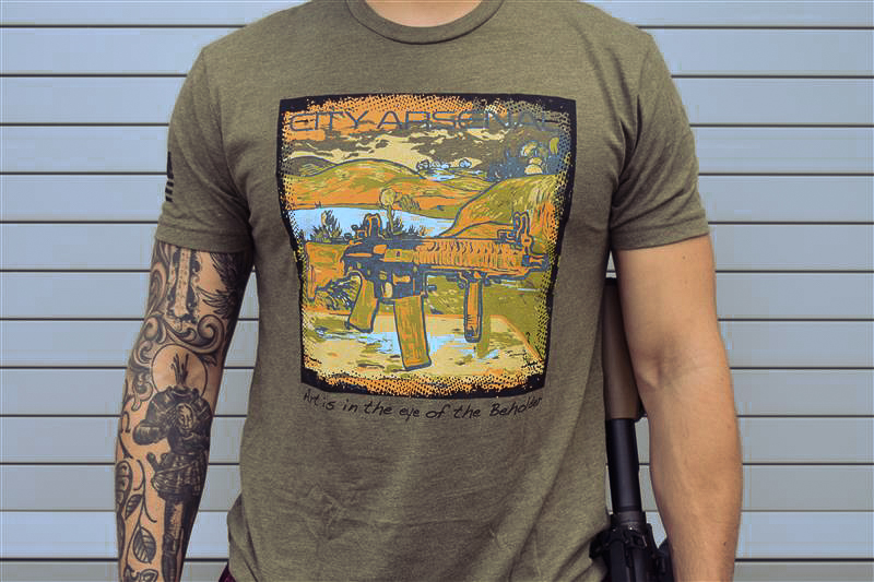 City Arsenal Van Gogh T-shirt, Art is in the Eye of the Beholder, Multi Color - Image 3