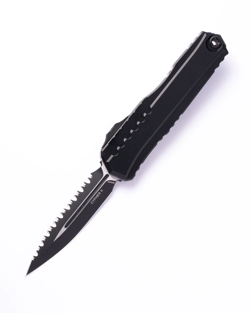Microtech, Cypher® II D/E Tactical Full Serrated (1242-3T)