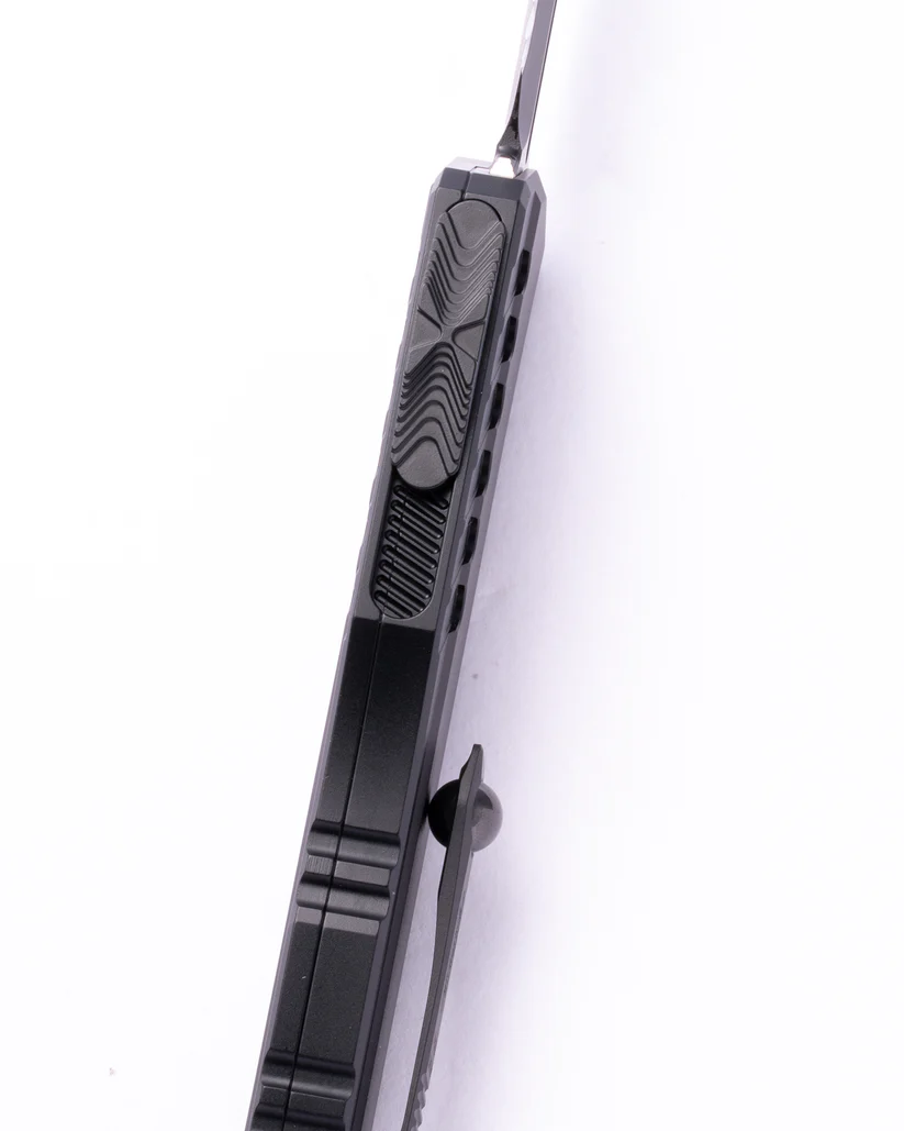 Microtech, Cypher® II D/E Tactical Full Serrated, Black (1242-3T) - Image 2