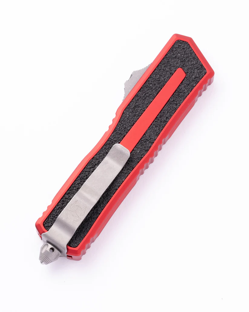 Microtech, Scarab® II S/E Gen III Apocalyptic® Partial Serrated, Red (1278-11APRD) - Image 3