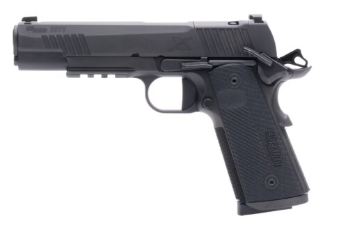 Sig Sauer, 1911 X Carry, Commander Size, 45ACP, Pistol, Black (1911XR-45-BXR3)