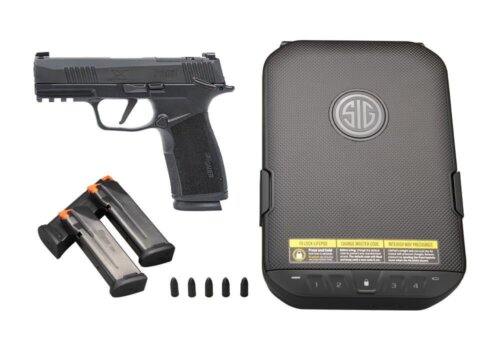 Sig Sauer, P365X-MACRO VaulteK Lifepod Kit, 9MM Pistol, Black (SI365XCA9MSVKIT)