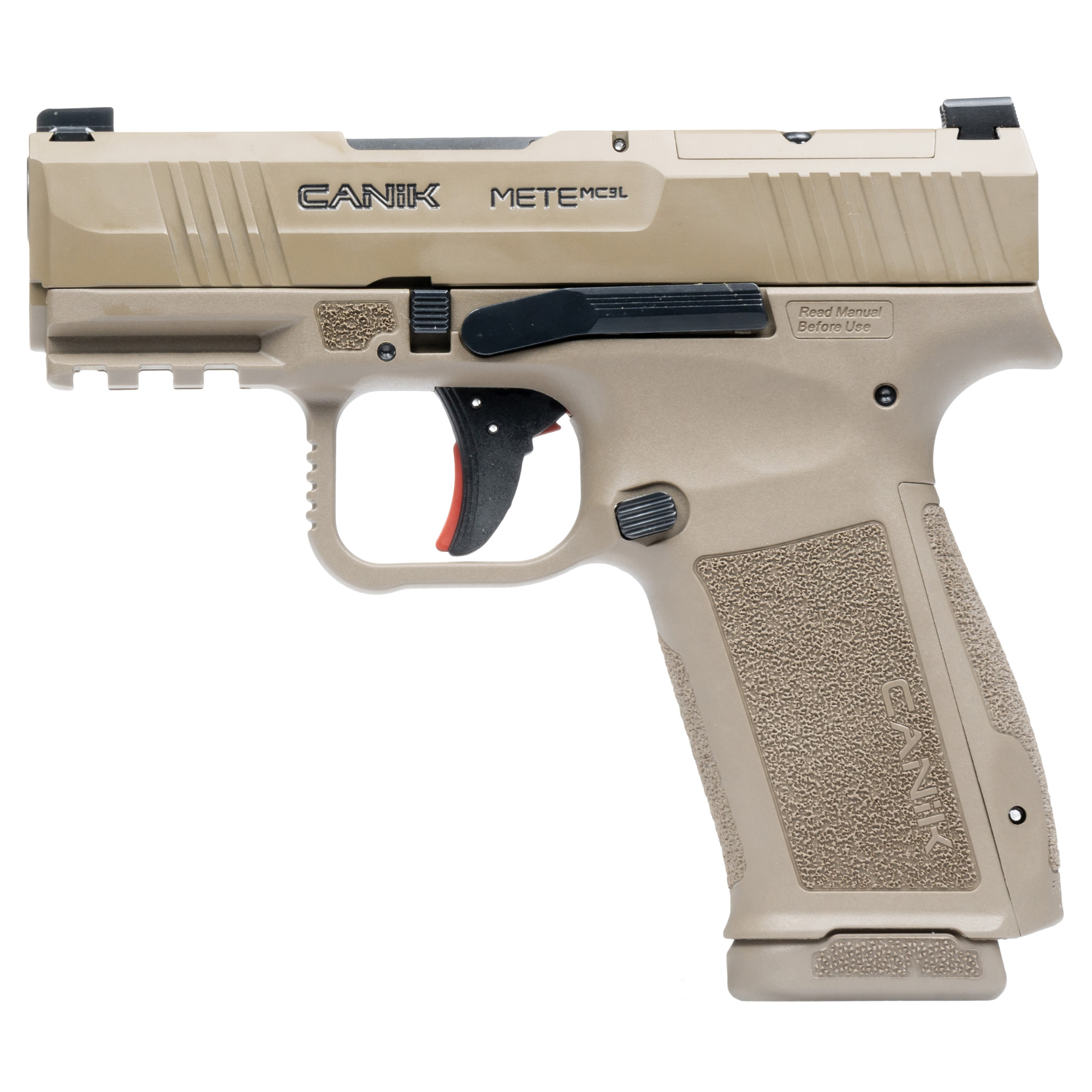 CANIK, METE MC9L, 9mm Pistol, Optic Ready, FDE (HG7882D-N)