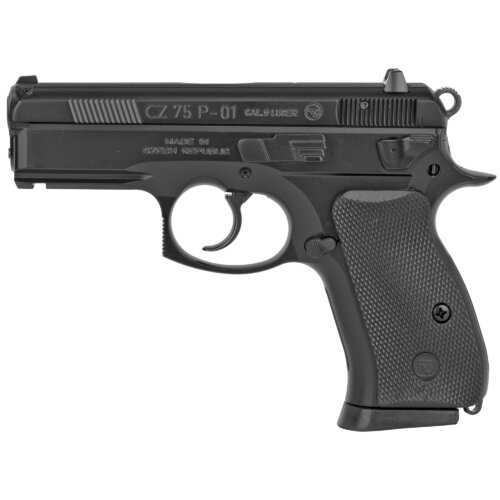 CZ, 75 P-01, Compact, 9mm Pistol, Black (91199)