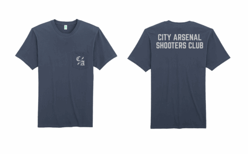 Limited Edition City Arsenal Shooters Club, Pocket T-Shirt Navy