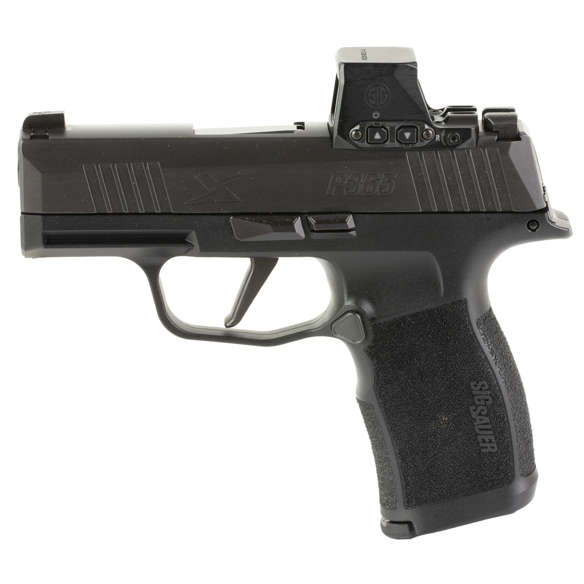 Sig Sauer, P365X, 9mm, Pistol, Sub-Compact, Romeo-X, Black (SI365X9BXR3RXX)