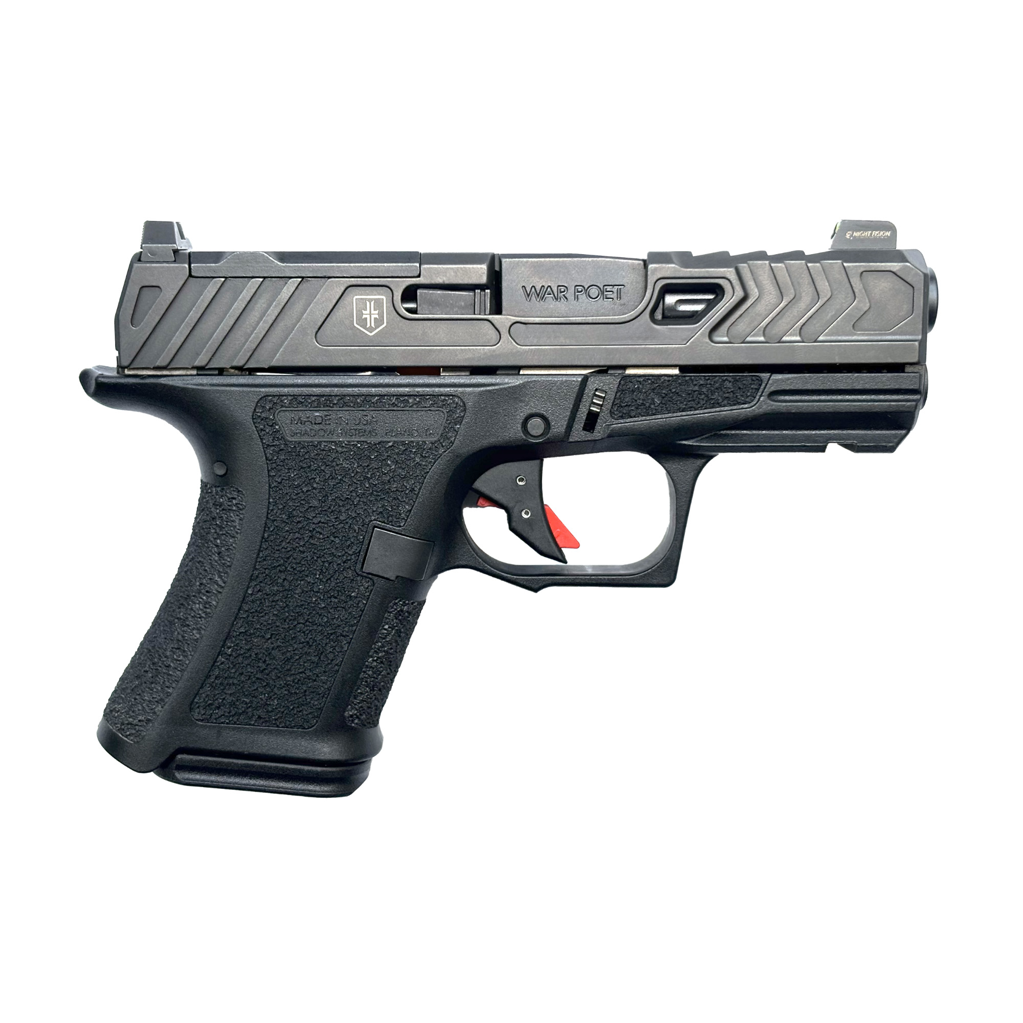 Shadow Systems, CR920 War Poet Edition, Sub-Compact, 9MM, Pistol, Black (SS-4084)