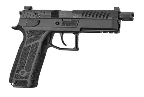 CZ, P-09F Nocturne SR, 9mm, Threaded Barrel, Black (91671)
