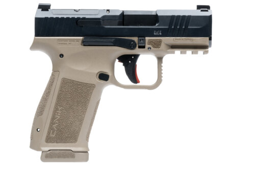 CANIK, METE MC9L, 9mm Pistol, Optic Ready, Black/FDE (HG7882BD-N)