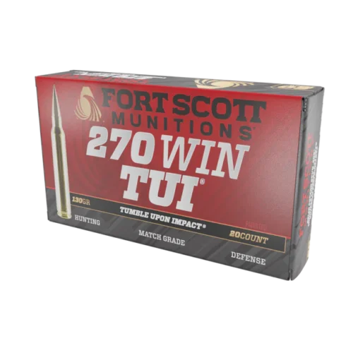 FSM, 270 Win TUI®,130GR Solid Copper Ammo (270-130-SCV2)