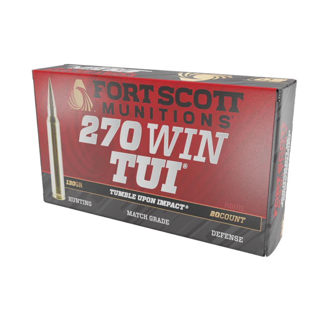 FSM, 270 Win TUI®,130GR Solid Copper Ammo (270-130-SCV2)
