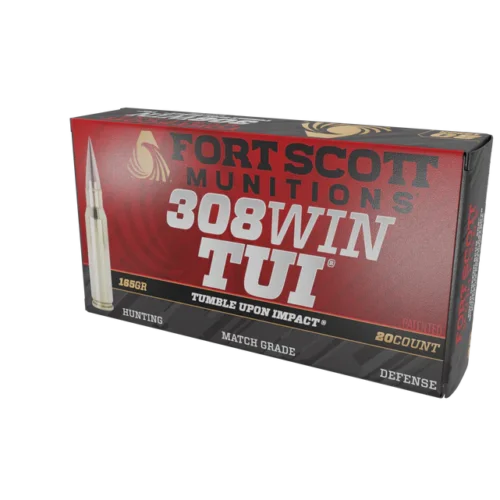 FSM, 308 Win SCS® TUI®, 165Gr Solid Copper Ammo (308-165-SCV2)