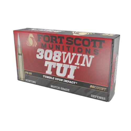 FSM, 308 Win SCS® TUI®, 175Gr Solid Copper Ammo (308-175-SCV2)