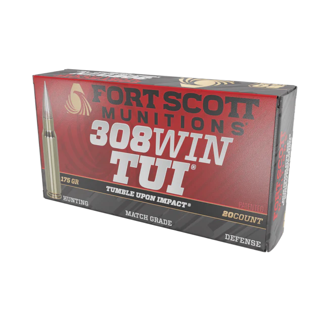 FSM, 308 Win SCS® TUI®, 175Gr Solid Copper Ammo (308-175-SCV2)