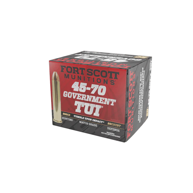 FSM, 45-70 Government SCS® TUI®, 300Gr Solid Copper Ammo (4570-300-SCV1)