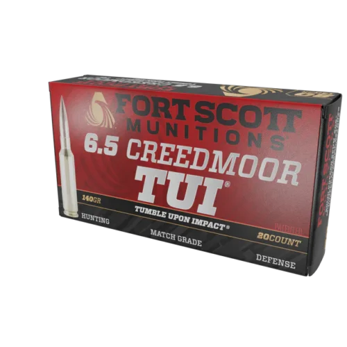 FSM 6.5 Creedmoor SCS® TUI®, 140GR Solid Copper Ammo (6.5CM-140-SCV2)