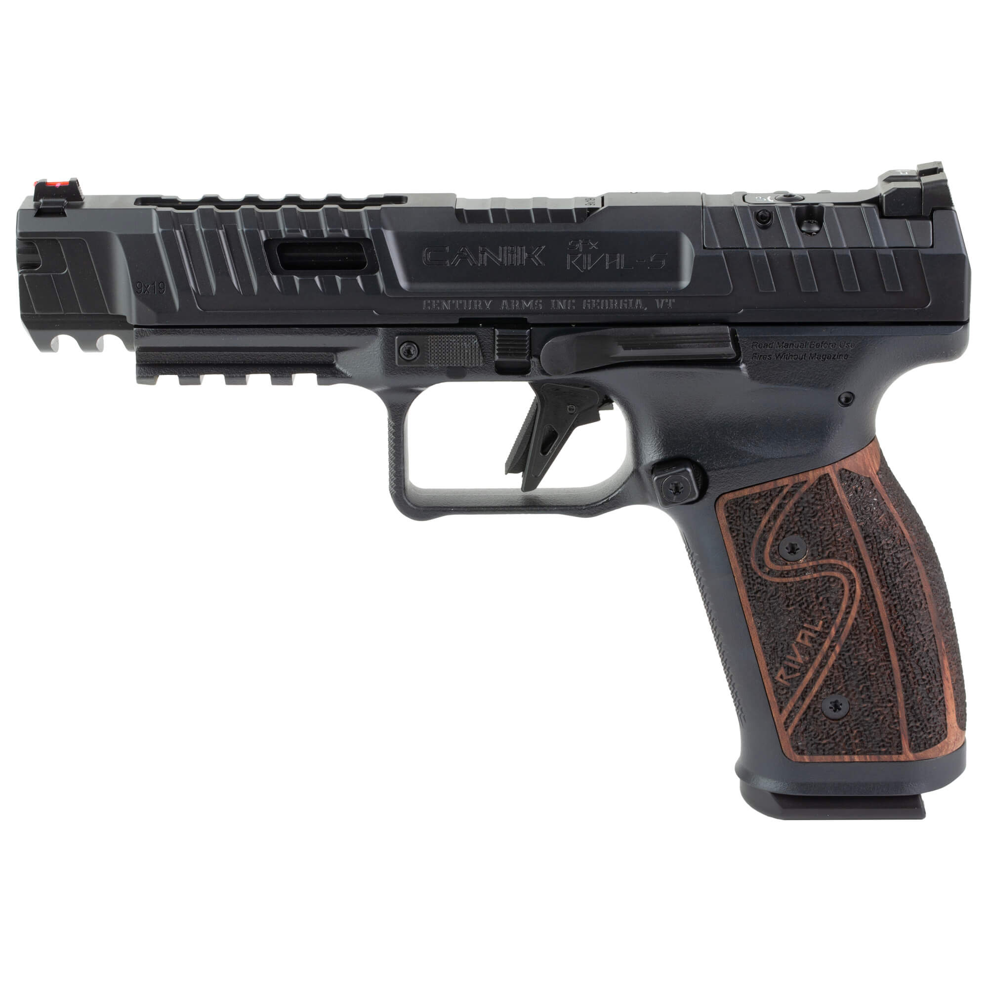 CANIK, SFX Rival-S Darkside Rosewood, Full Size 9MM Pistol, Black (HG7010R-N) - Image 2