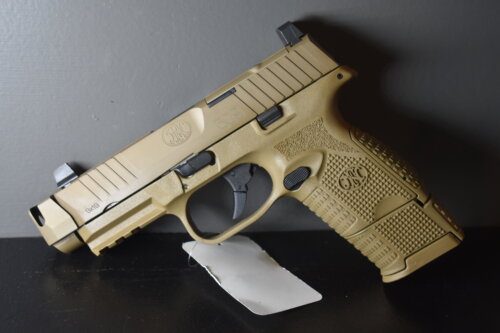 Pre-Owned, FN 509C, MRD, Comp, Optic Ready, 9mm Pistol, FDE (U-GKS0364574)