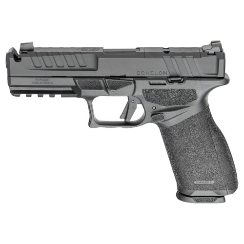 Springfield, Echelon, Full Size 9mm Pistol with Integral Compensator, Black (EC9459B-U-COMP)