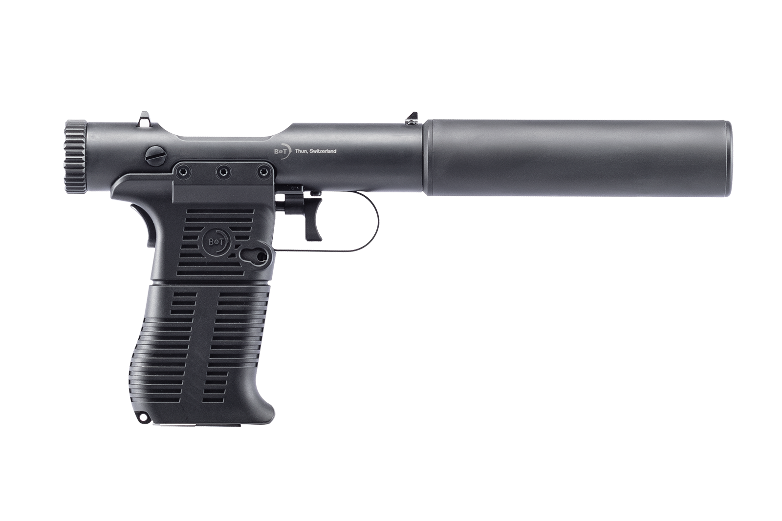 B&T Station Six Kit 9MM Pistol with Silencer, Black (BT-410111-KIT)