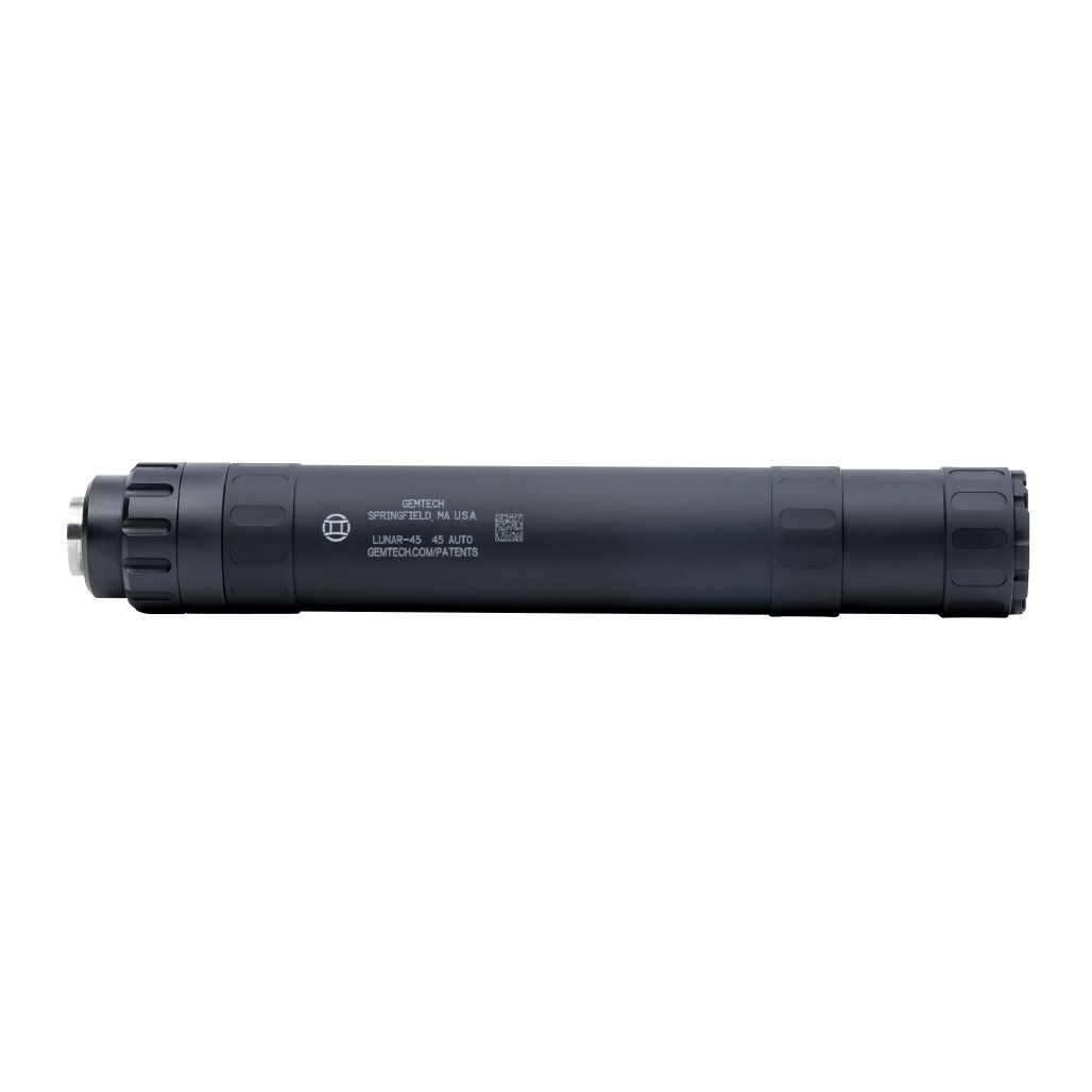 Gemtech, Lunar-45, 45ACP Modular, Silencer, Black (12126)