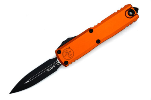 Microtech, UTX-85 Gen IV, OTF Knife, Orange/Black (12324-1OR)