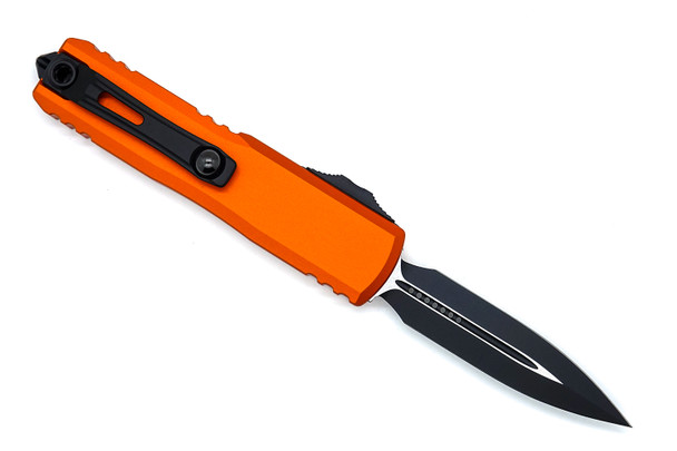 Microtech, UTX-85 Gen IV, OTF Knife, Orange/Black (12324-1OR) - Image 3