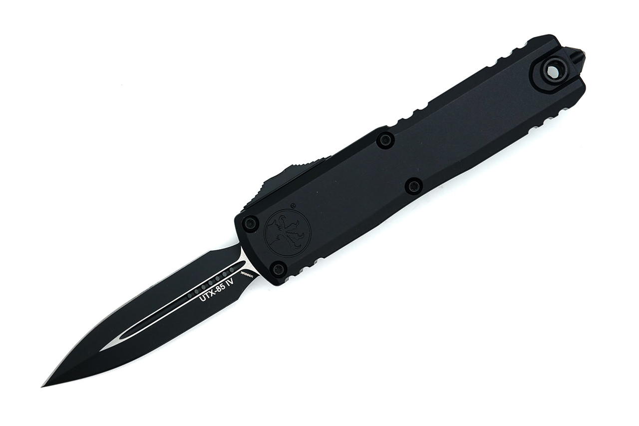 Microtech, UTX-85 Gen IV, OTF Knife, Black (12324-1T)