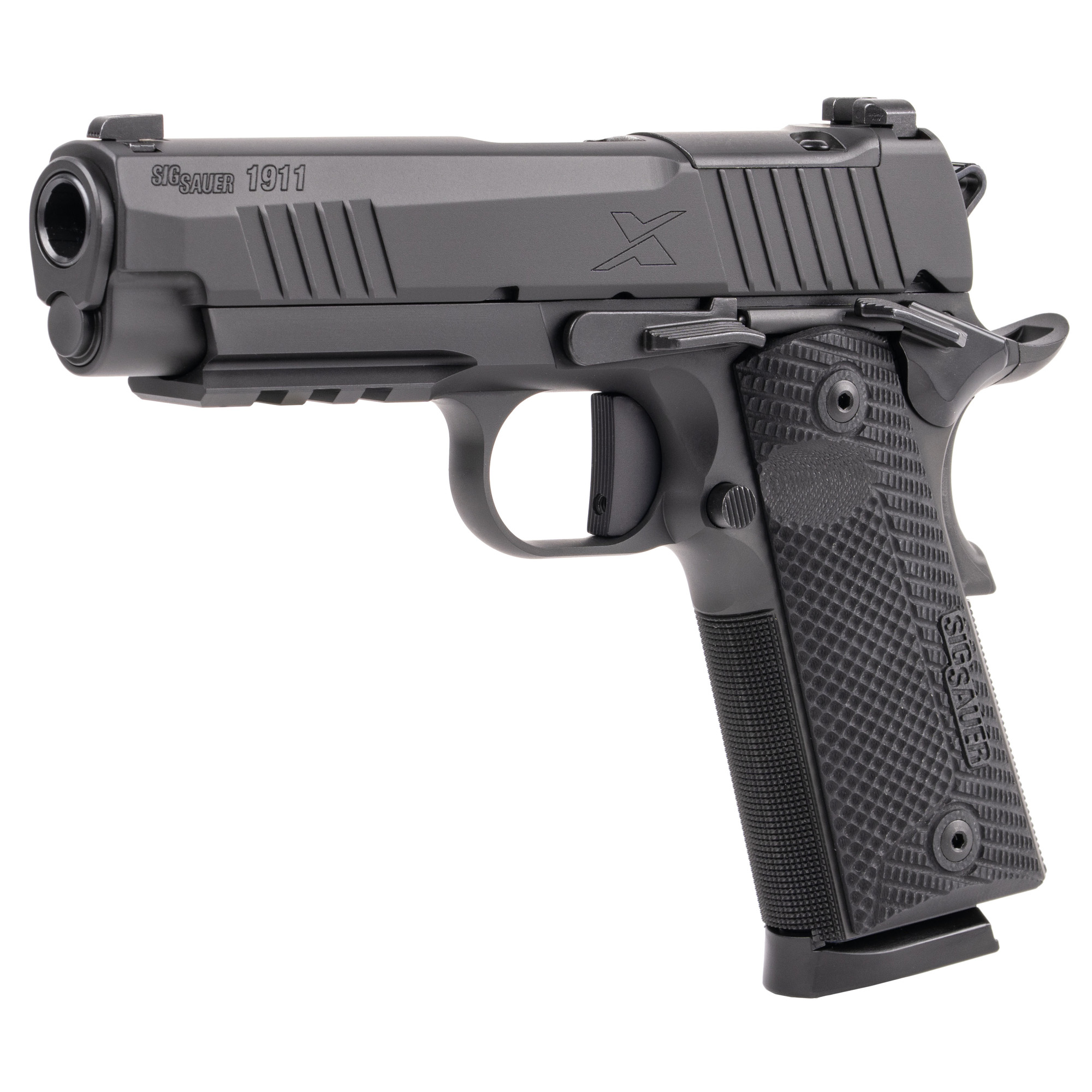 Sig Sauer, 1911 X Carry, SAO, Commander Size, 45ACP, Black (1911XCA-45-BXR3)