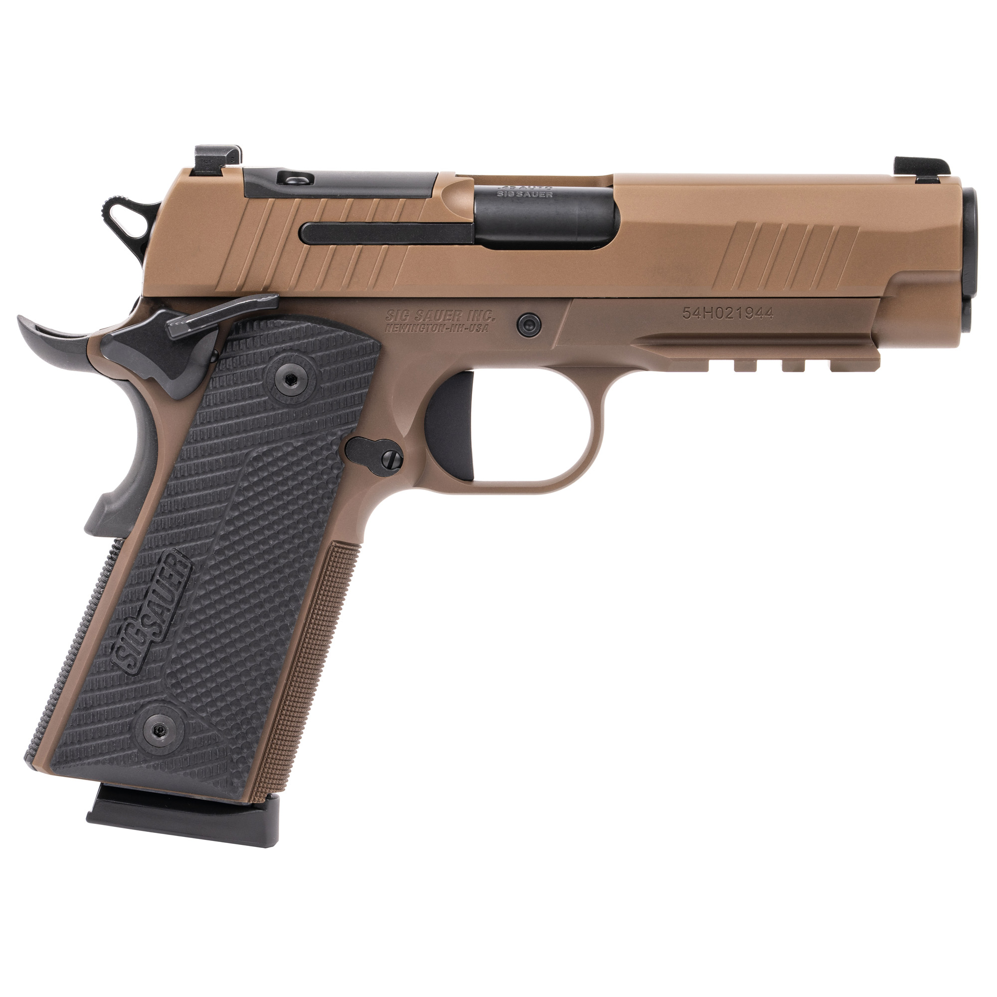 Sig Sauer, 1911 X Carry, SAO, Commander, 45ACP, Coyote (1911XCA-45-CXR3) - Image 3