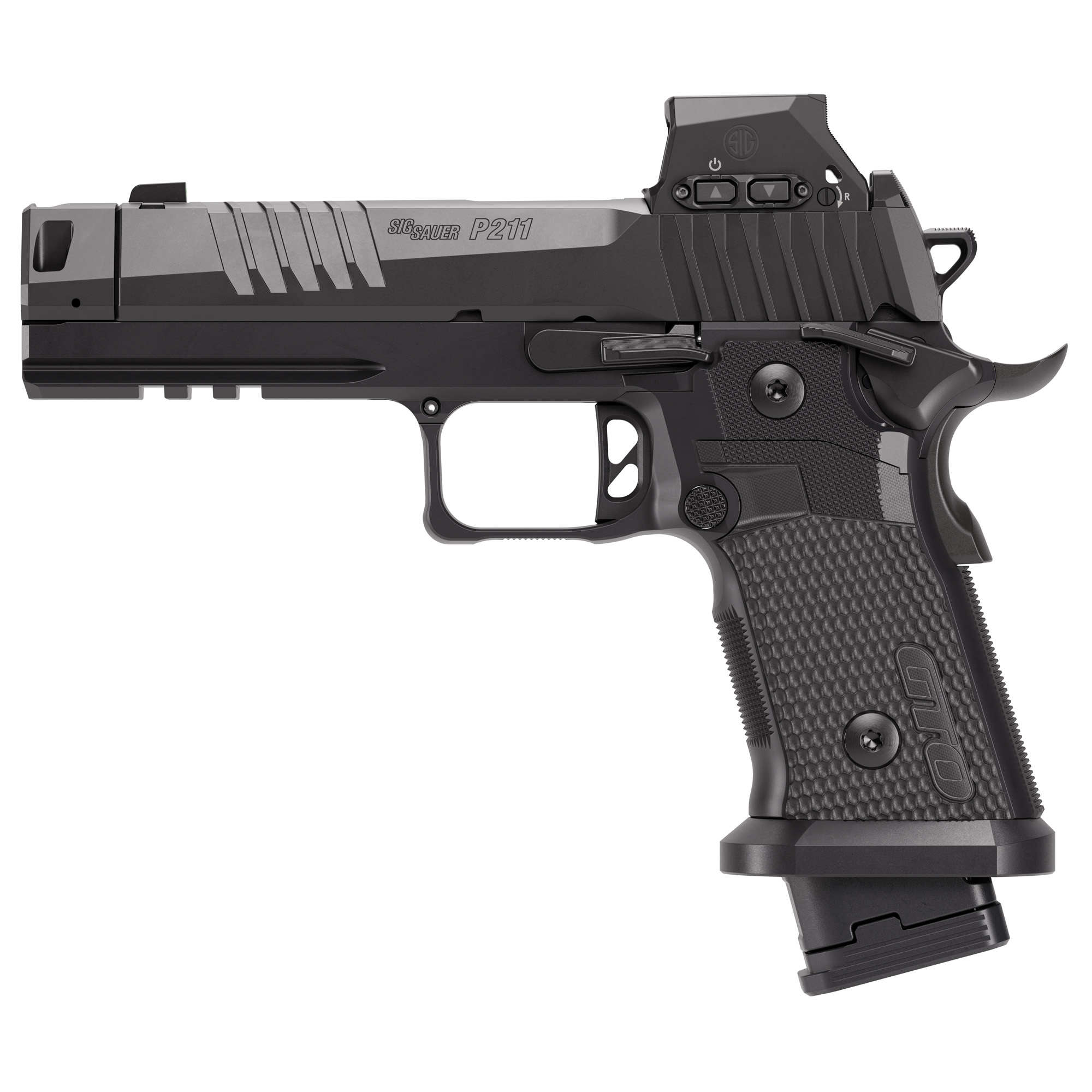 Sig Sauer, P211-GTO, 9mm Pistol, Romeo-X (211F-9-GTO-B-RXSL) - Image 3
