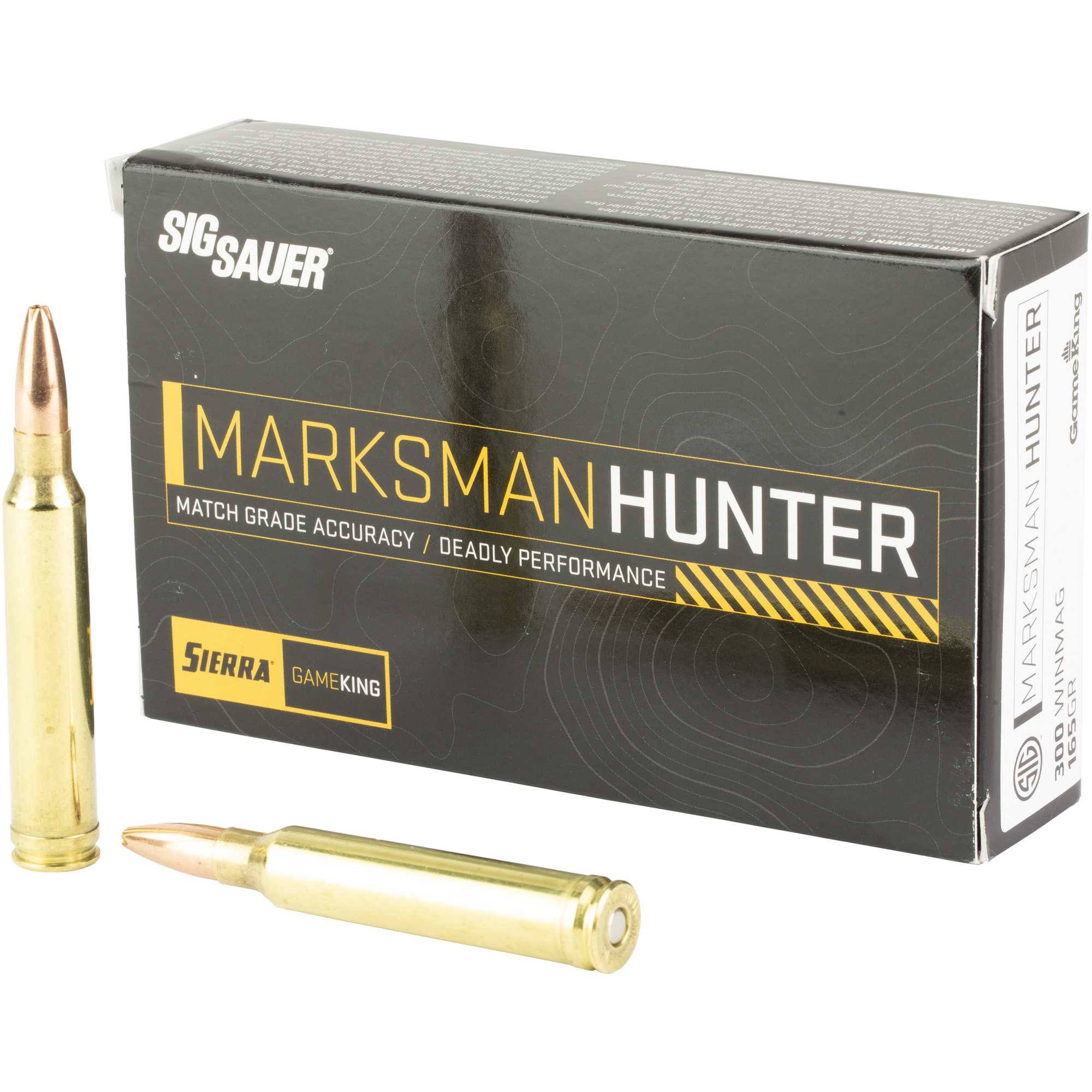 Sig Sauer, Marksman Hunter, 300 Winchester Magnum, 165 Grain, Hollow Point, 20rd (E3WMGK165-20)