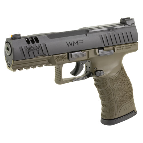 Walther, WMP, Polymer DAO Pistol, 22WMR, OD Green (5220307)