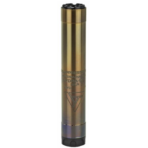 Chaos Gear Supply, Hydra SS, 22 LR/5.7x28MM Suppressor, Titanium (CSCGSHYDRASS)