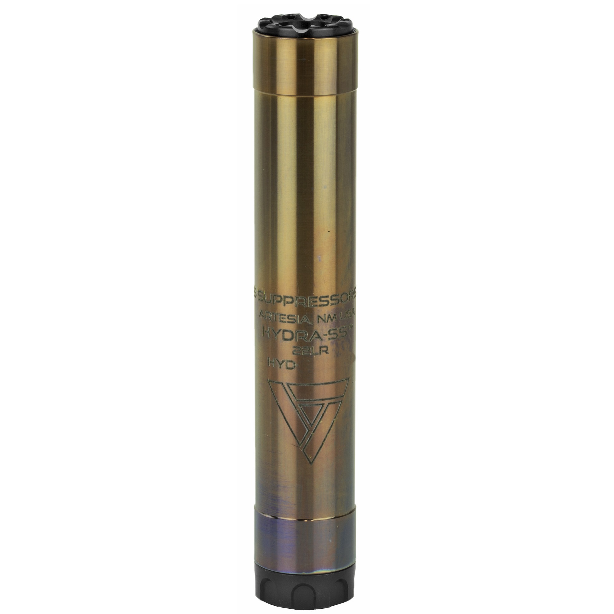 Chaos Gear Supply, Hydra SS, 22 LR/5.7x28MM Suppressor, Titanium (CSCGSHYDRASS)