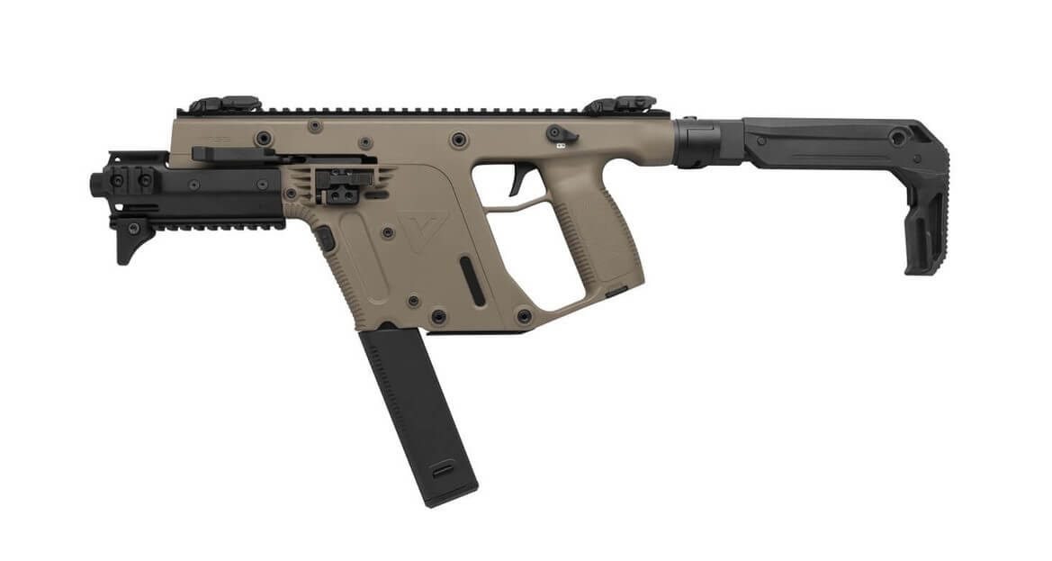 Kriss USA, Vector SBR Enhanced, G2, 9mm, Short Barrel Rifle, FDE (KV90-SFD30)