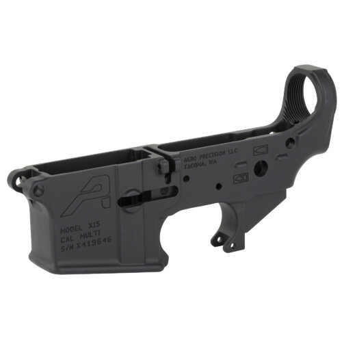 Aero Precision, X15, Gen 2, Stripped Lower Receiver, .223/556, Black (APAR501101C)