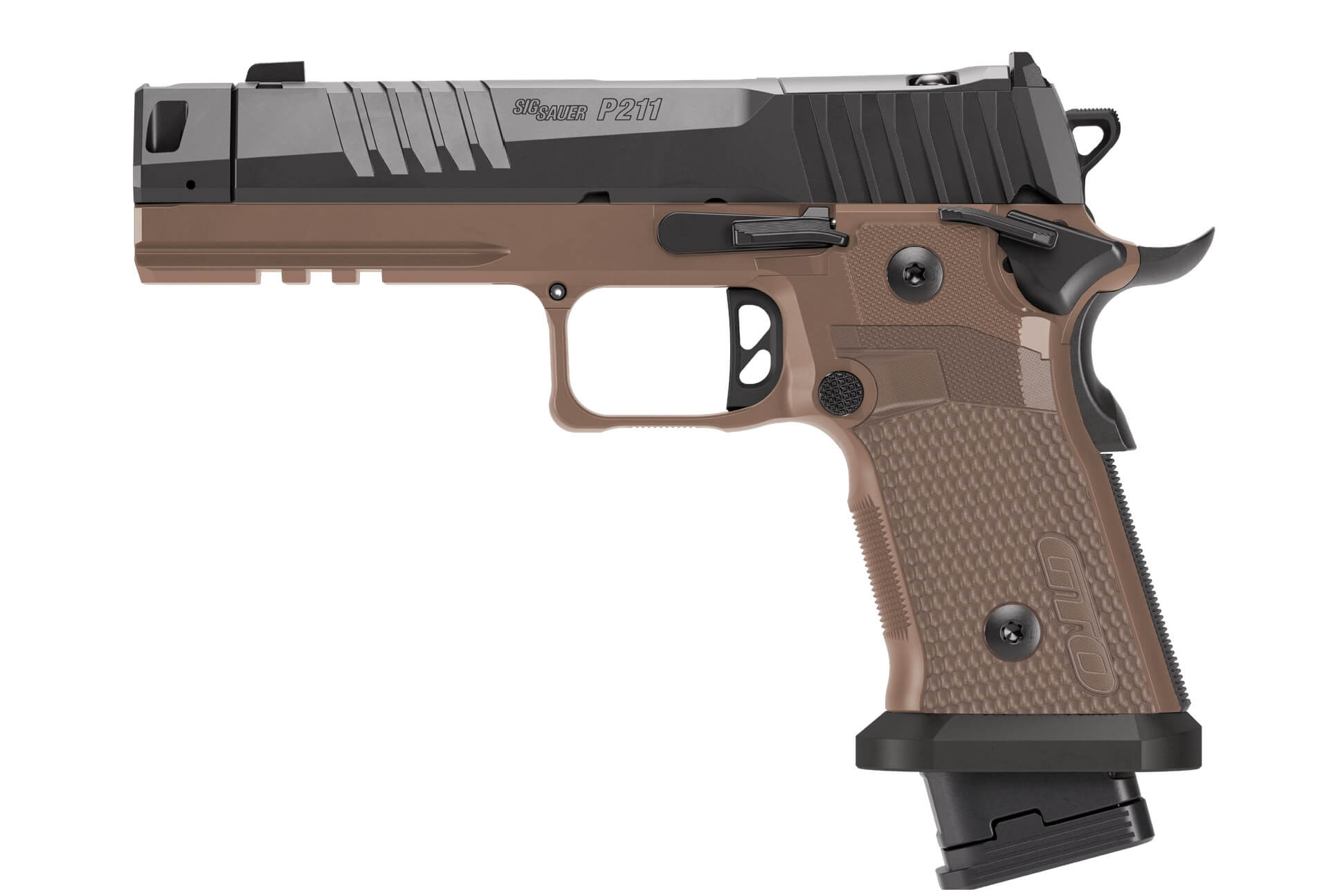 Sig Sauer, P211 GTO, 9mm Pistol, Coyote Brown (211F-9-GTO-CBT)