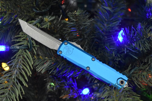 Microtech, UTX-85 Gen IV, Apocalyptic Blue (12334-10APBL)