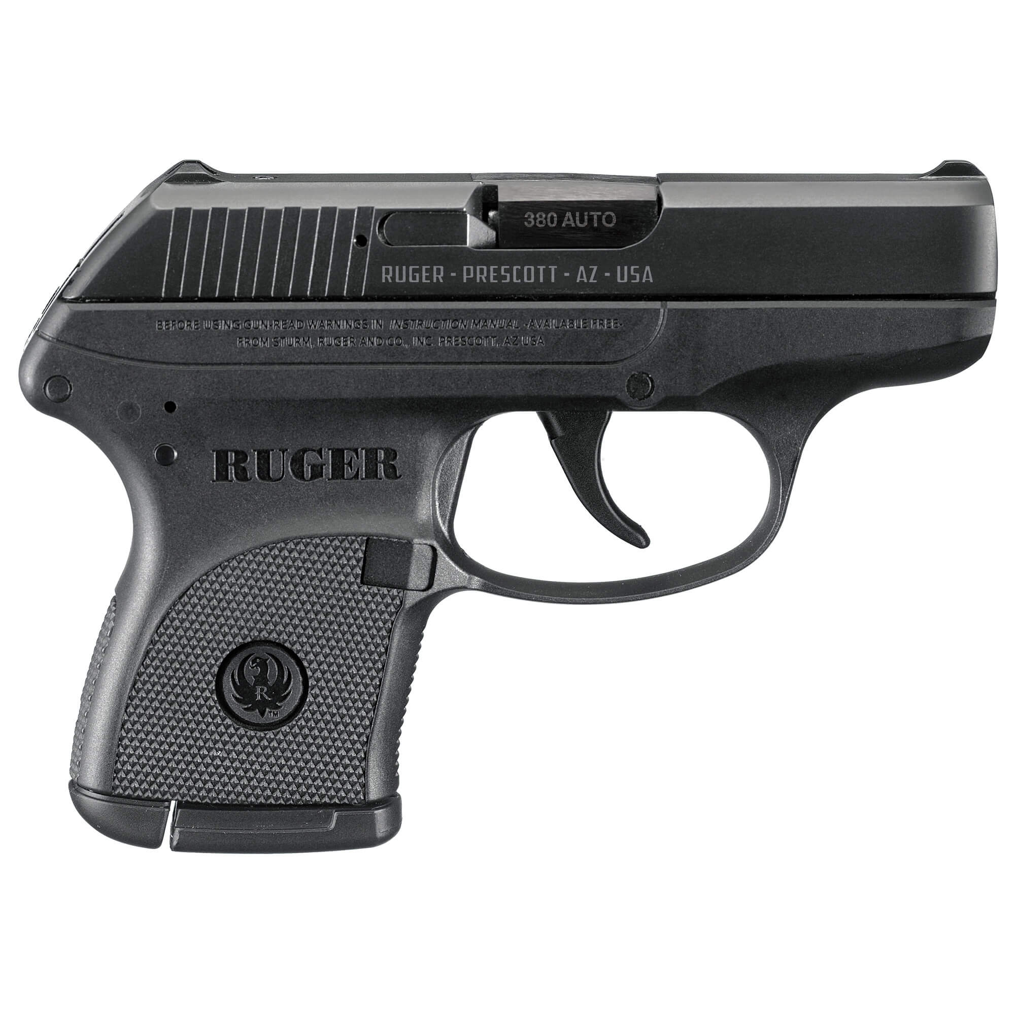 Ruger, LCP, Polymer Frame Pistol, Sub-Compact, 380 ACP, Black (RULCP)