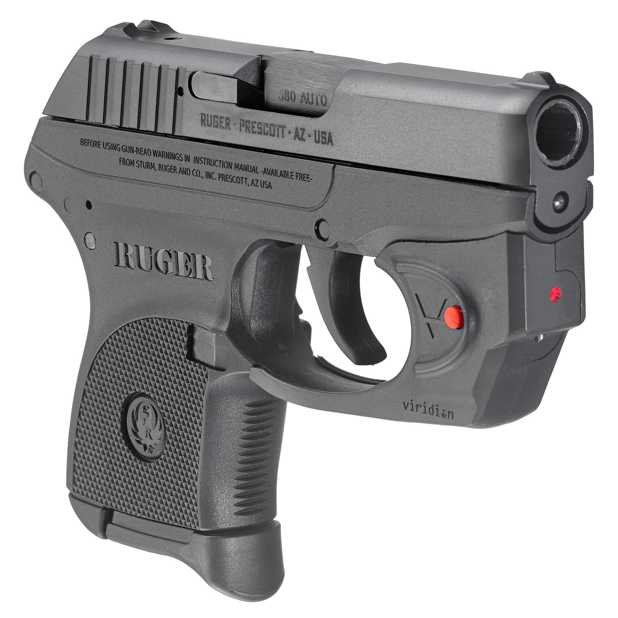 Ruger, LCP, 380 ACP Polymer Frame Pistol, Sub-Compact, Black (RULCP-VL)