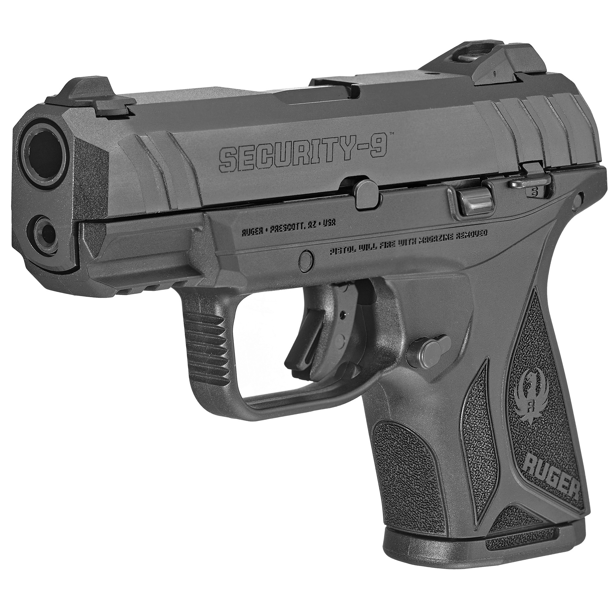 Ruger, Security-9, Compact, 9mm Pistol, Black (03818) - Image 3
