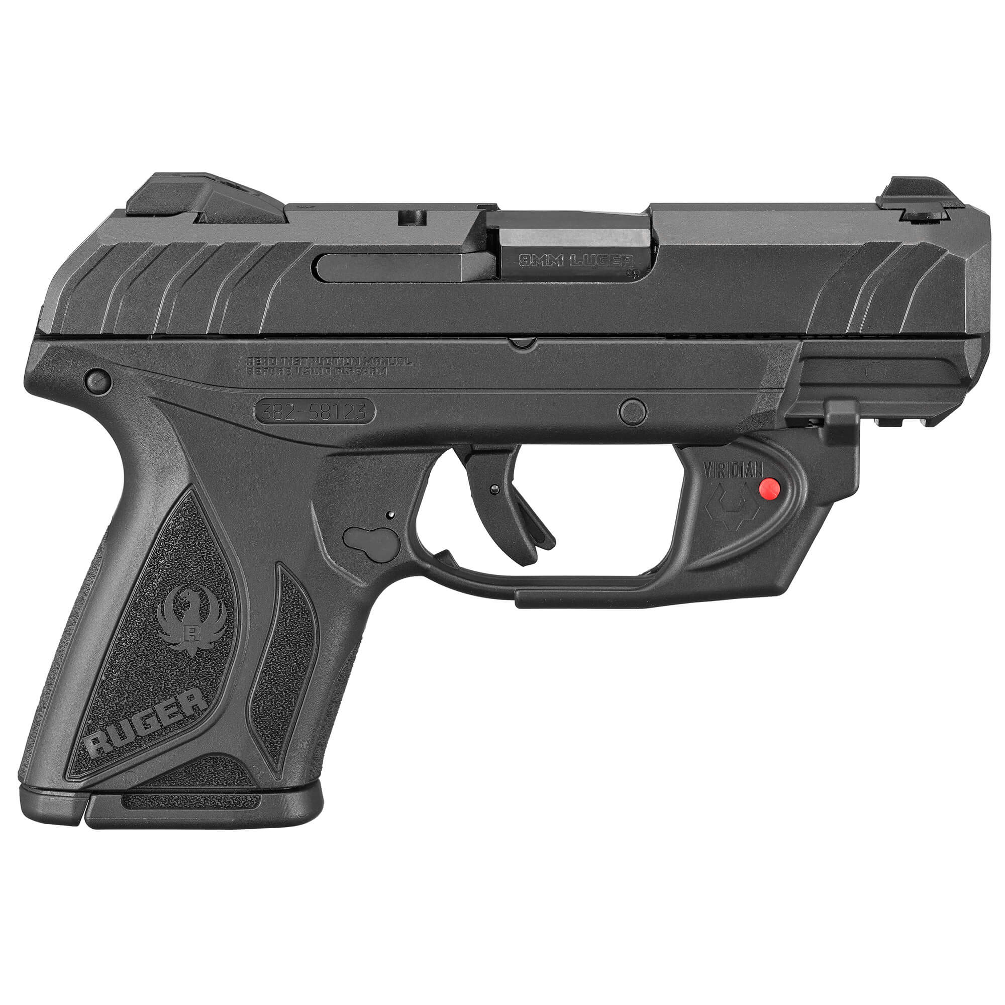Ruger, Security-9, 9mm Pistol, Compact, w/ Laser, Black (3830) - Image 2