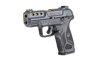 Ruger, Security-380, Compact, 380 ACP, Black/Gold (RUSECURITY380G)