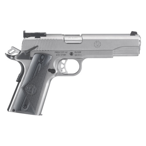 Ruger, SR1911 Target, Metal Frame Pistol, Full Size, 45 ACP (RUSR1911-AS)