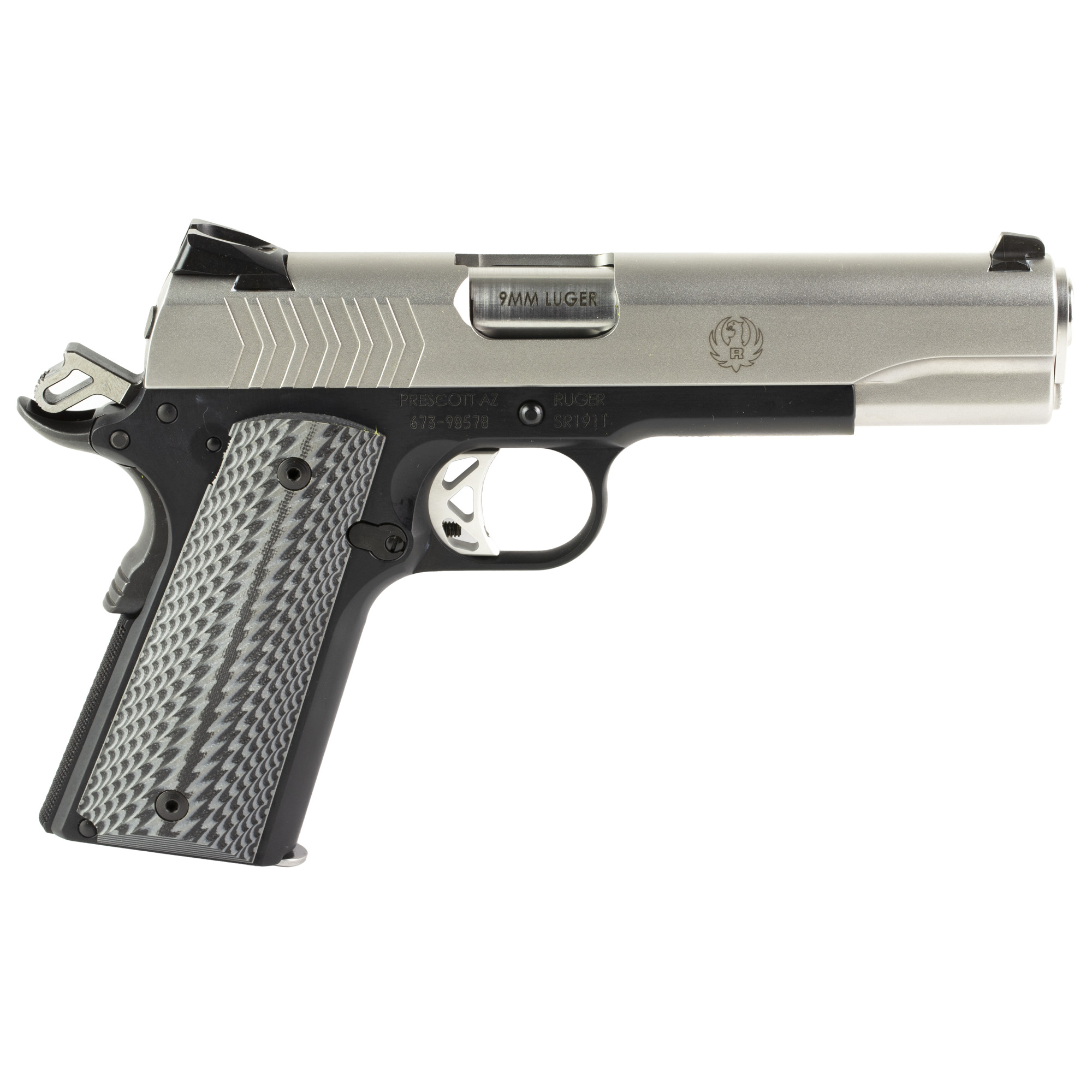 Ruger, SR1911, 9mm, 5" Barrel, Anodized Finish, Black (RUSR1911-9) - Image 3
