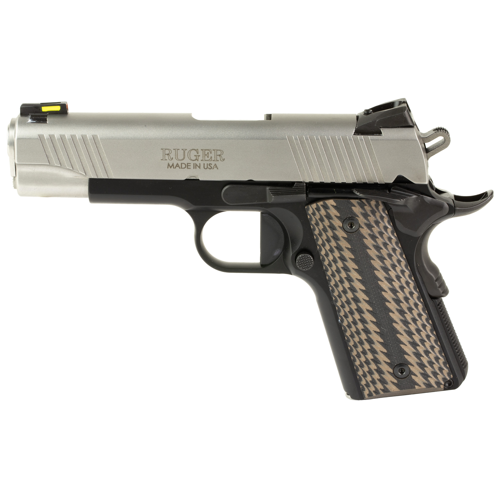 Ruger, SR1911 CCO, Metal Frame Pistol, 9MM, Black/Silver (RUSR1911CCO9) - Image 2