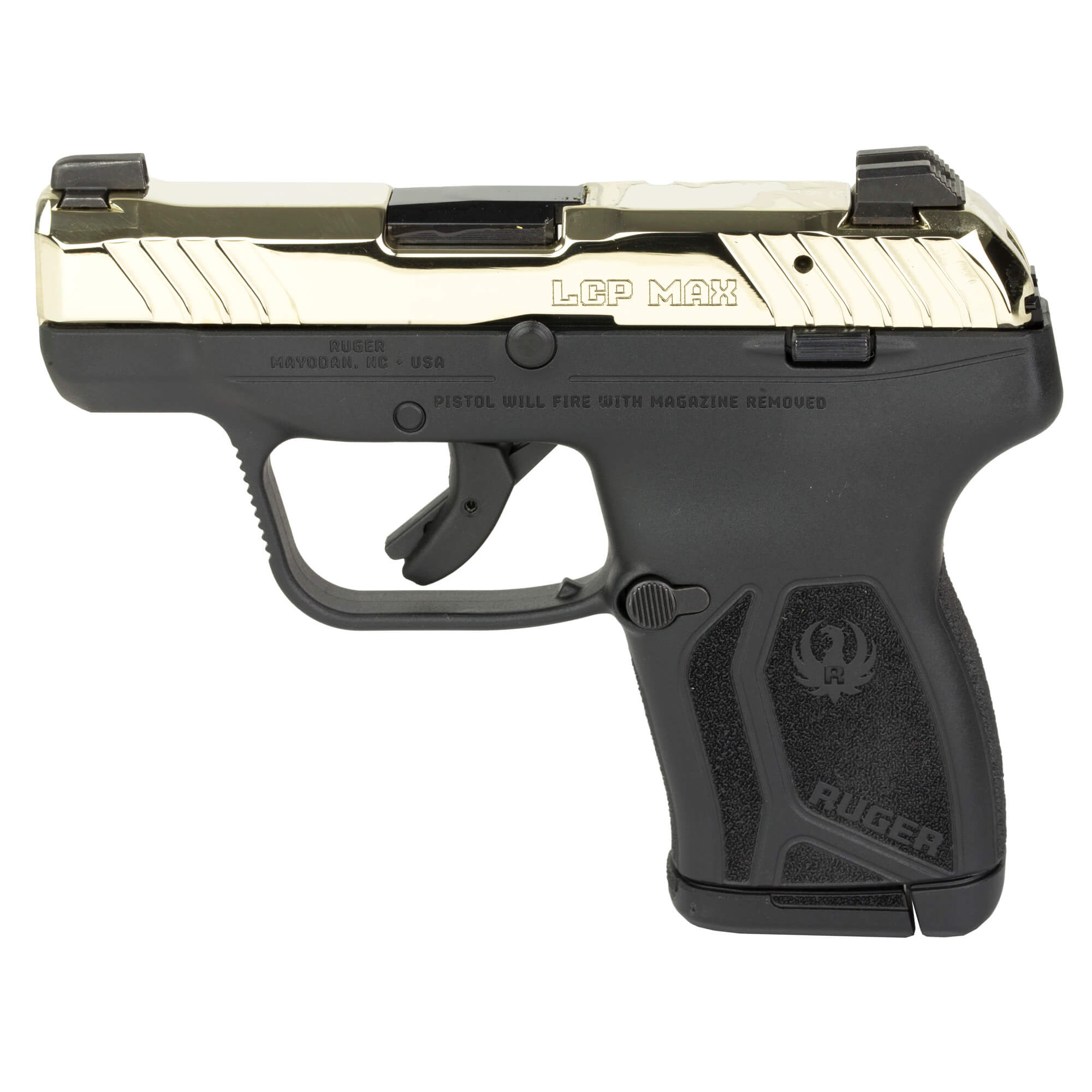 Ruger, LCP MAX, Compact, 380ACP, Black/Champagne (RULCP-MAX-CPS) - Image 2