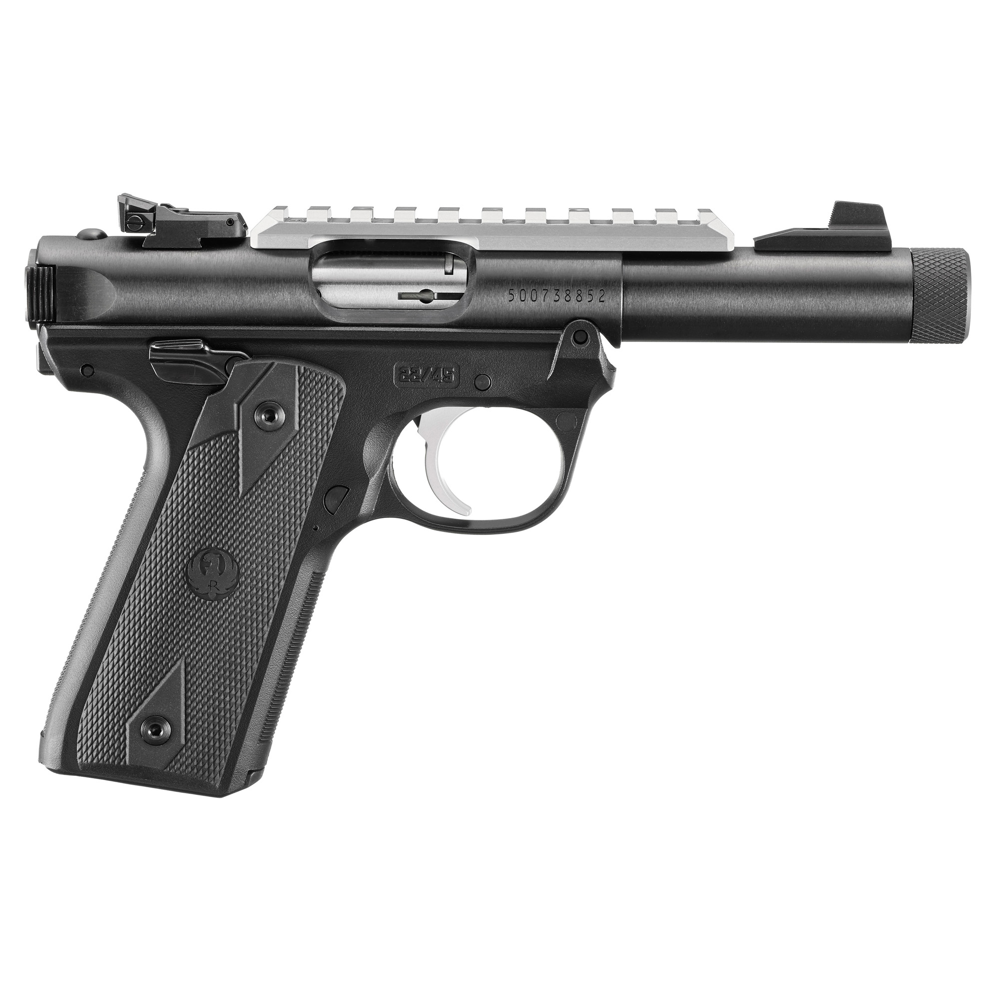 Ruger, Mark IV, 22/45, Semi-Auto, 22LR, 4.4", Black (RUP440MKIV-SRT) - Image 3